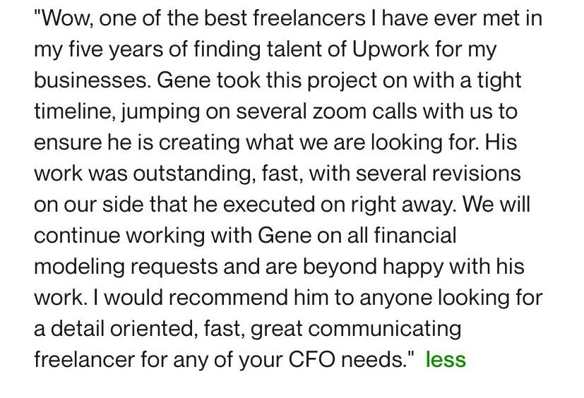 Client review of Geneyes Financial