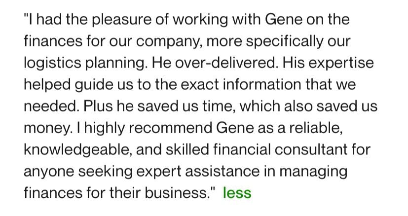 Client review of Geneyes Financial